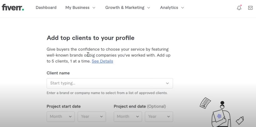 How to Add "Among My Clients"