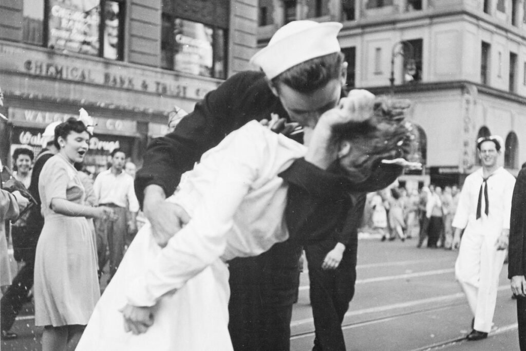 "V-J Day in Times Square" by Alfred Eisenstaedt (1945)